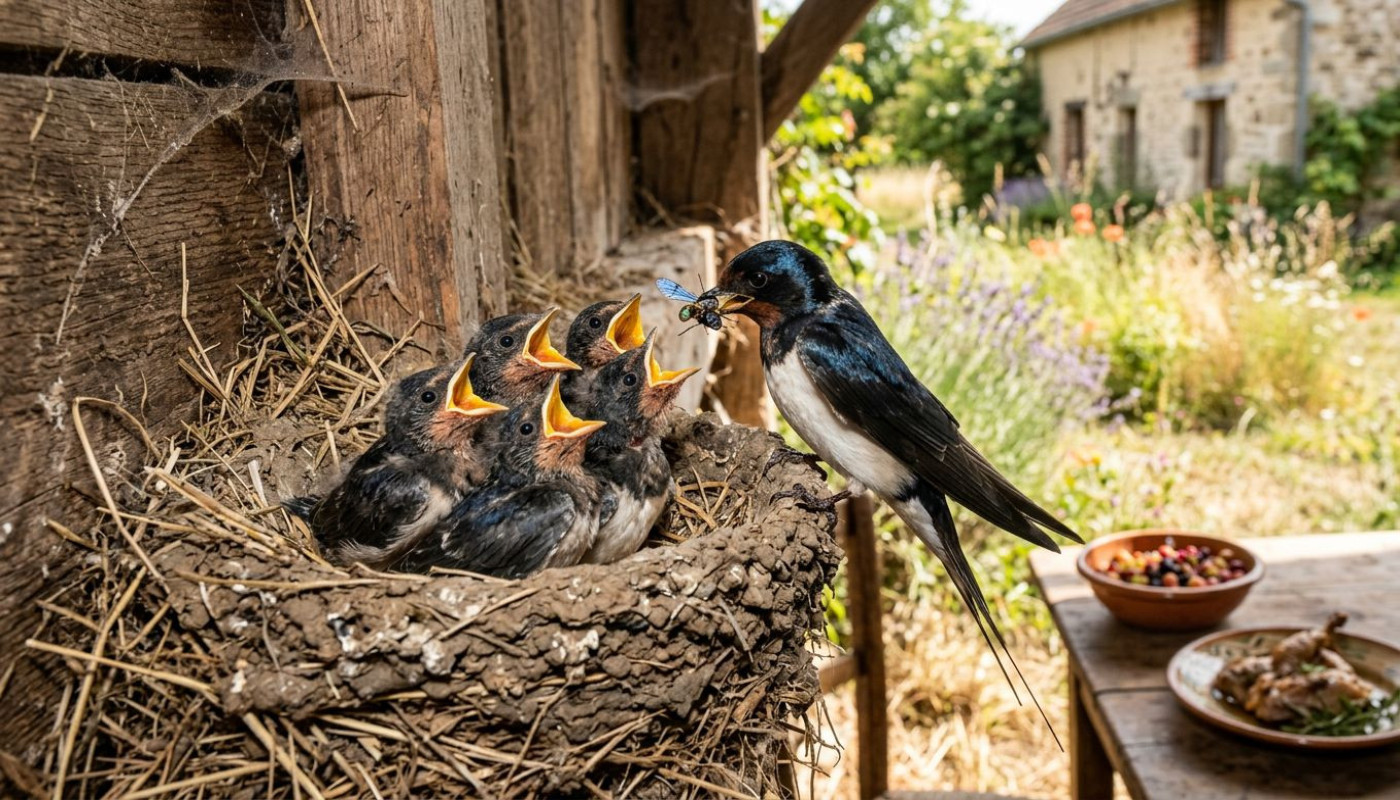 De la chasse à l’assiette : quand les oiseaux transforment les insectes en festin